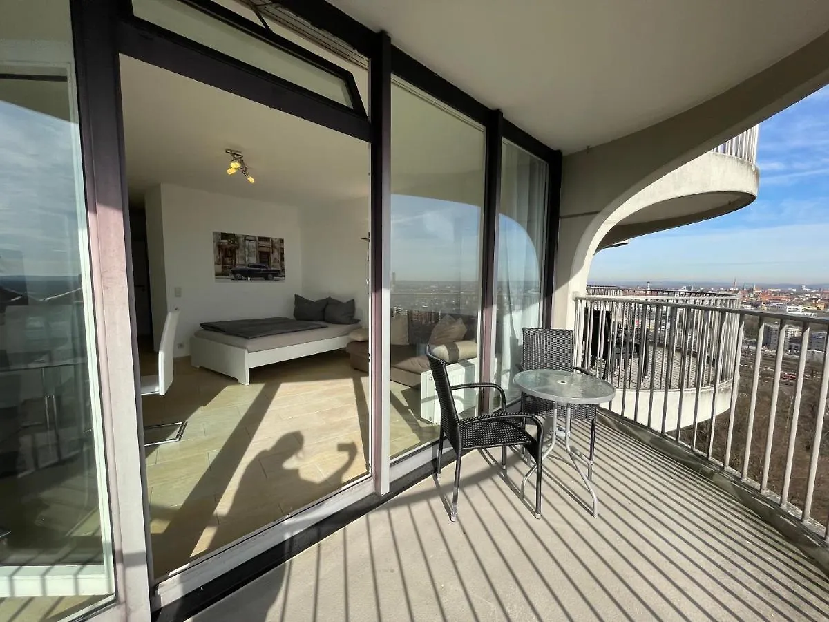Apartment Hotelturm Wohnung Augsburg